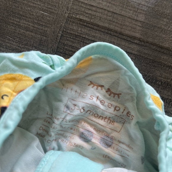 Little Sleepies‎ Onesie Pajamas Size 3-6 Months - Picture 3 of 3